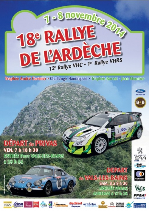 Photo L'ARDECHE AURA SON RALLYE 