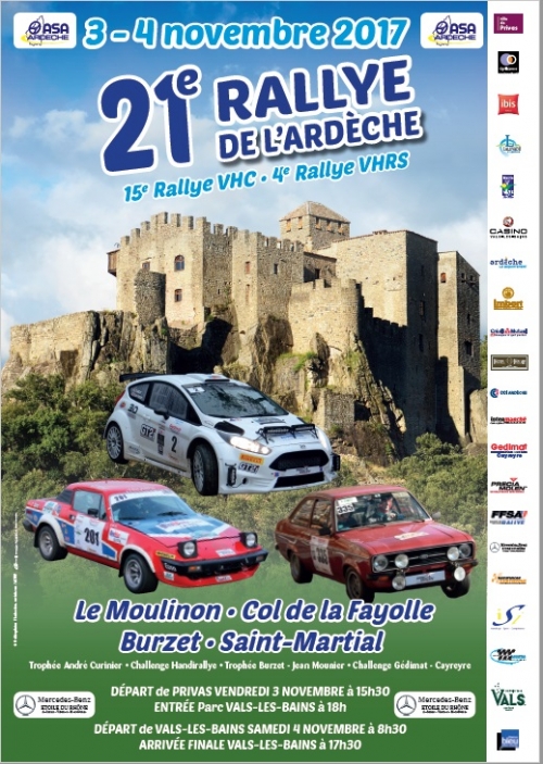 Photo 21e RALLYE DE L’ARDECHE - 15e RALLYE VHC - 4e RALLYE VHRS